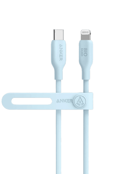 Anker 542 USB lightning cable blue