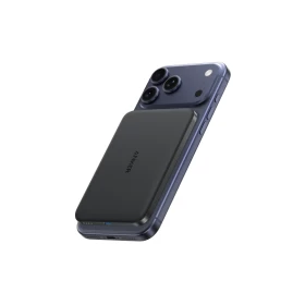 Anker Nano 5K MagGo Slim Qi2 15W Power Bank – Black A1665H11