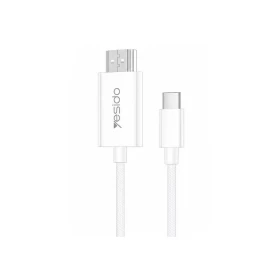 Yesido HM18 USB-C to HDMI 1080P 60Hz Cable 1.8m – White