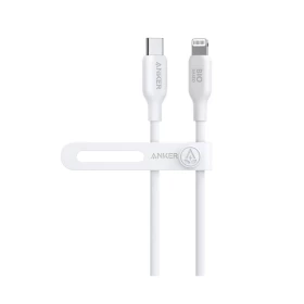Anker 542 USB-C to Lightning Cable (Bio-Based, 1.8M) – White