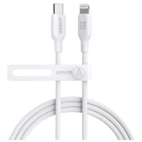 Anker 542 USB-C to Lightning Cable Bio-Based, 0.9 m/3f, A80B1H21 - White