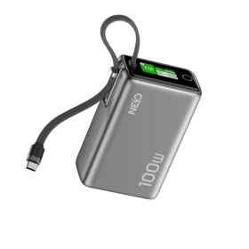 NEO 25000mAh 100W Laptop & Mobile Power Bank with USB-C Cable