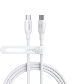 Anker 544 USB-C to USB-C Cable 140W (Bio-Based) (0.9m/3ft) -White A80F1H21