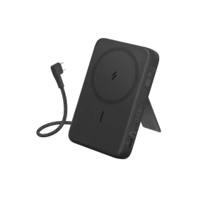 Anker Zolo 10K Magnetic Power Bank 30W with Built-In USB-C Cable & Stand – Black