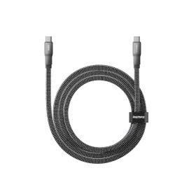 REMAX CB37 Pisces USB-C to USB-C 100W Braided Fast Charging Cable 1.2m – Black
