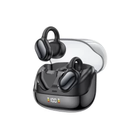 YESIDO YSP29 Ear Clip Wireless Earbuds Bluetooth 6.0 with Digital Display – Black