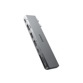 Anker 547 USB-C Hub 7-in-2 with 4K@60Hz HDMI for MacBook (A8354HA1) – Silver