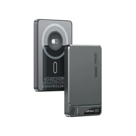 Magnetic Wireless Power Bank 3 in 1 - VFAN F29A- 5000mAh