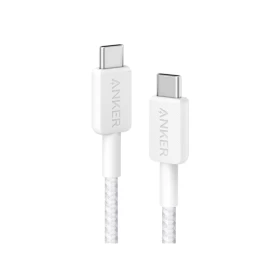 Anker 322 USB-C to USB-C Braided Cable 60W 1.8m –White