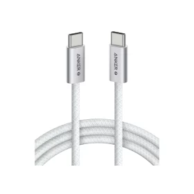 Anker Zolo USB-C to USB-C Braided Fast Charging Cable 240W (1.8M) – White