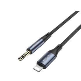YESIDO YAU36 USB-C to 3.5mm AUX Audio Cable (1M) – Black