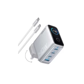 Anker 4-Port Wall Charger, 140W , B2697K41- Silver