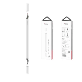YESIDO ST04 2-in-1 Passive Stylus Pen with Ballpoint Pen – White
