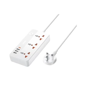 REMAX RP-U153 Kiddy Series 20W Power Strip 1.5M – WHITE