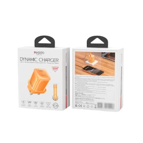 YESIDO Dynamic Charger USB-C 40–60W – YC161 - ORANGE