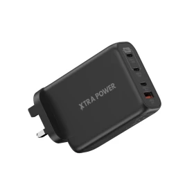 XTRA POWER 140W GaN Multi-Port Fast Charger with 4 USB-C Ports and 1 USB-A Port