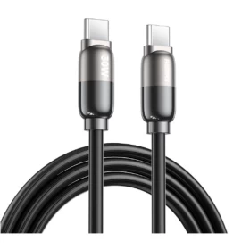 Capsule series 30W Zinc Alloy Dual-color Fast Charging Data Cable RC-C037 C-C