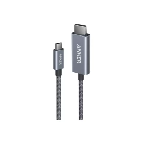 كابل أنكر نانو USB-C إلى HDMI بدقة 4K وتردد 60Hz بطول 0.9 متر مضفر A87E0H11 – أسود