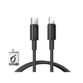 REMAX Dofon Series RC-C026 USB-C to Lightning 20W PD Fast Charging Cable (1M) Black