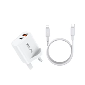 REMAX 20W A+C Charger+C-L Cable Set  RP-U120