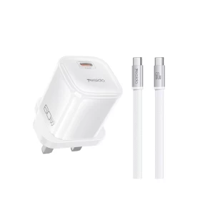 YESIDO YC161 Dynamic Charger USB-C 60W – White