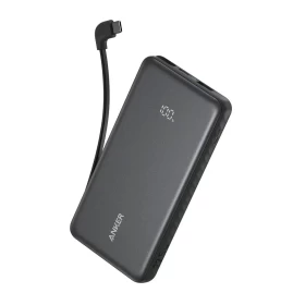 Anker Zolo Power Bank (10K, 22.5W, Built-In USB-C Cable)