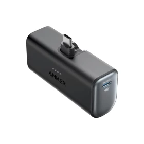 Anker Nano Power Bank (22.5W, Built-In USB-C Connector) 5000mAh – Black