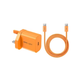 Huiying CA10 40W GaN USB-C Fast Charger with 65W USB-C Cable – Orange