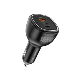 XTRA POWER 165W 3-Port USB-C PD 3.1 + USB-C + USB-A Fast Car Charger