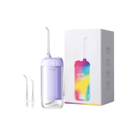 Purple: XIMALONG O16 Portable Water Flosser 200ml IPX8 – Purple