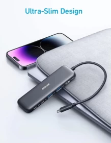 Anker 332 USB-C Hub 5 in1 USB-C Connector, A8355H11 - Black