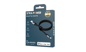 XTRA POWER CABLE USB-A TO LIGHTINING 12W BRAIDED