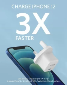 Anker Power port III Wall Charger 20W, A2149K22 - White