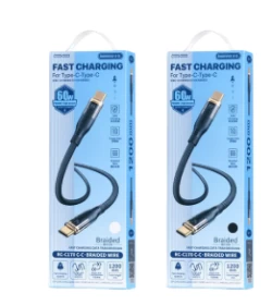 Explore Series Gen2 60W Cyberpunk PD Fast Charging Data Cable RC-C170 C-C