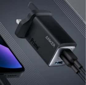 Anker 735 Charger (GaNPrime 65W), 3 Ports, A2668211- Black